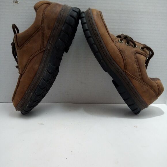 Men\'s Brown Leather Hush Puppies Lace Up Casual Walking Shoe US 6 M main image 12